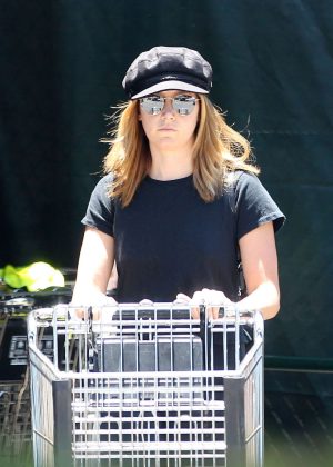 Ashley Tisdale at Whole Foods in LA